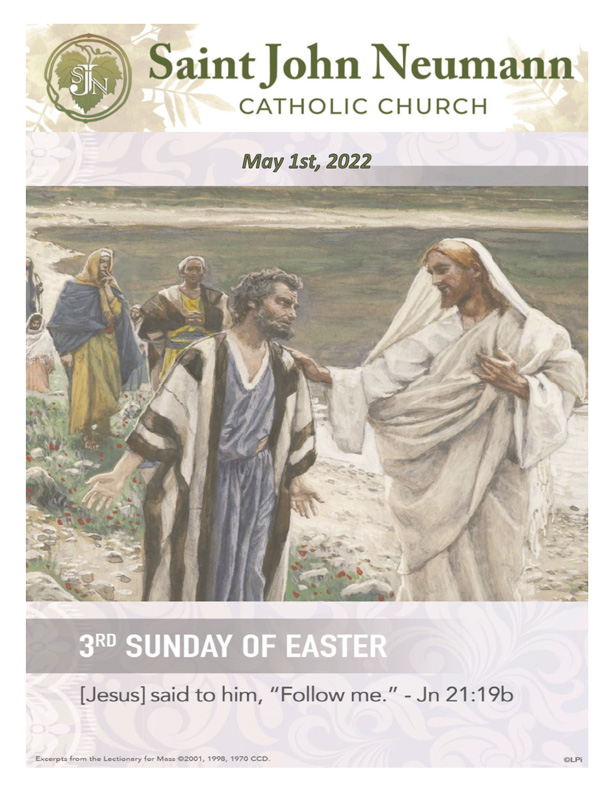 May 1, 2022 "Third Sunday of Easter"