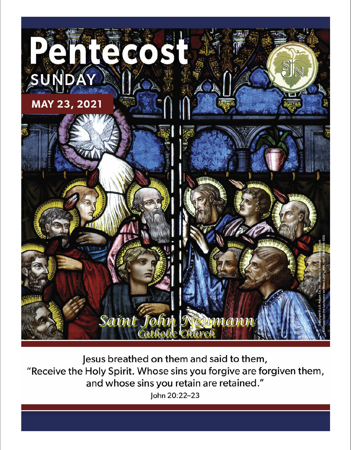 May 23rd, 2021 "Pentecost Sunday"