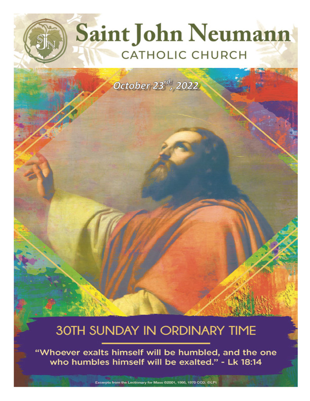 October 23, 2022 "30th Sunday In Ordinary Time"