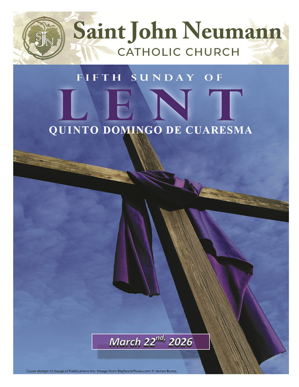 March 22, 2026 "Fifth Sunday of Lent"