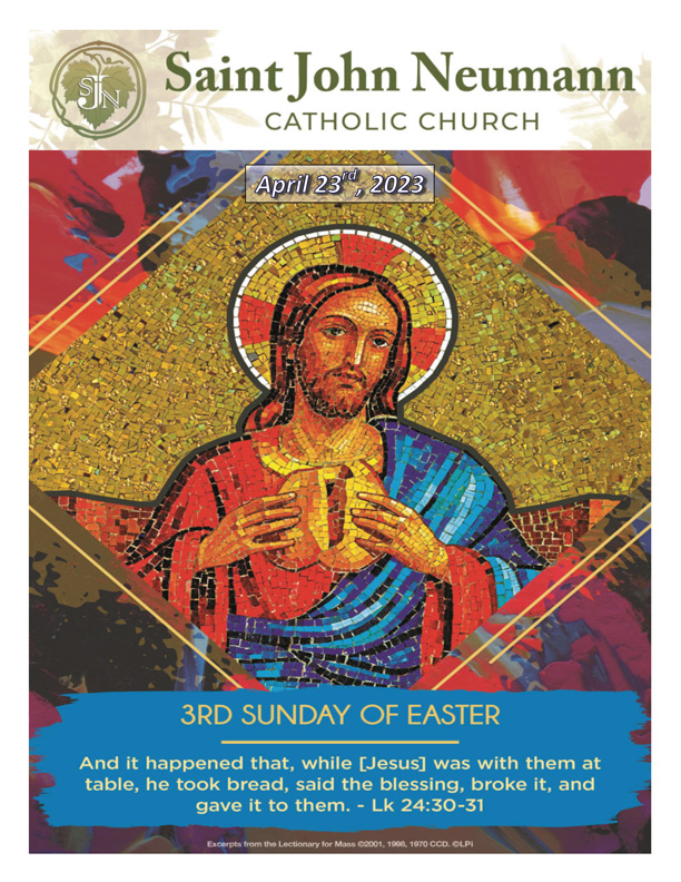 April 23rd, 2023 "Third Sunday Of Easter"