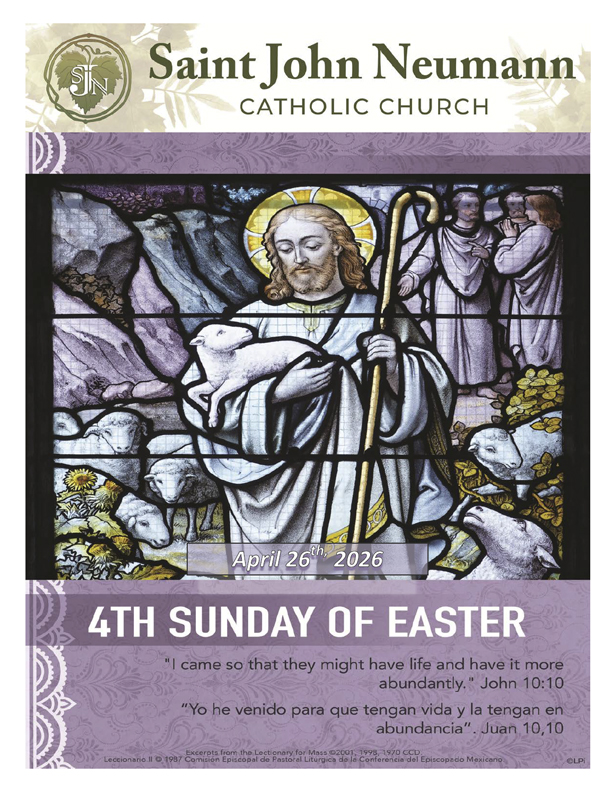 April 26, 2026 "Fourth Sunday Of Easter"