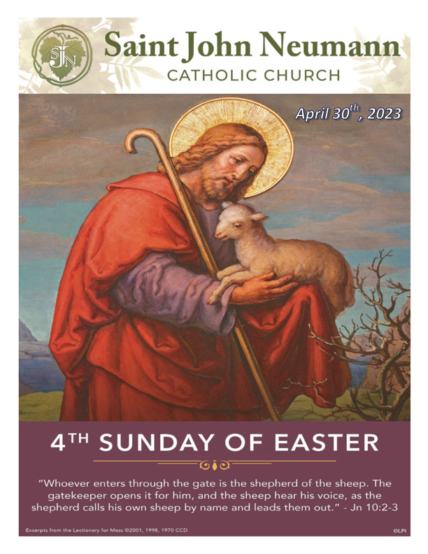 April 30th, 2023 "Fourth Sunday Of Easter"