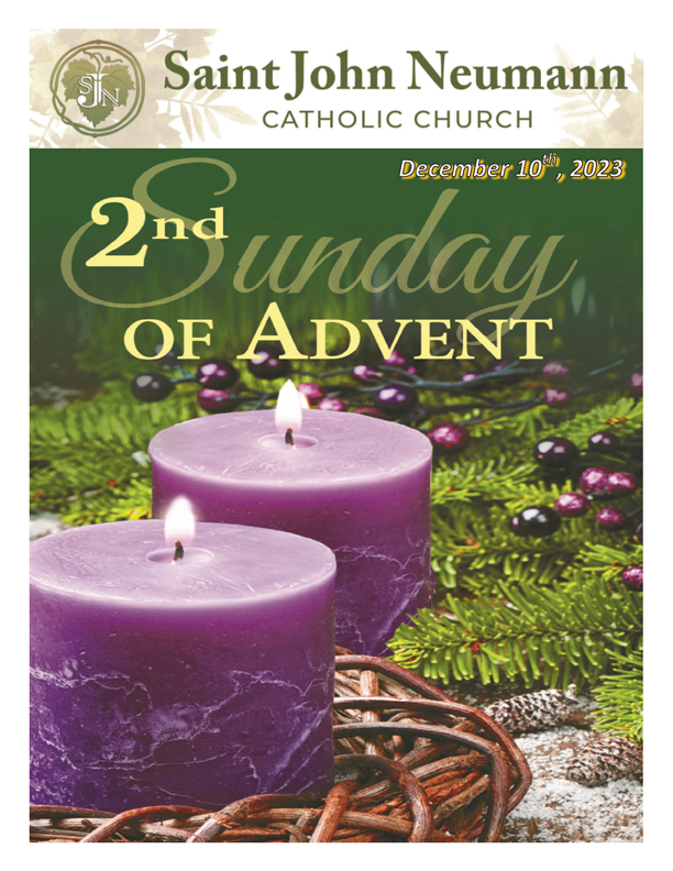 December 10th, 2023 "2nd Sunday of Advent"