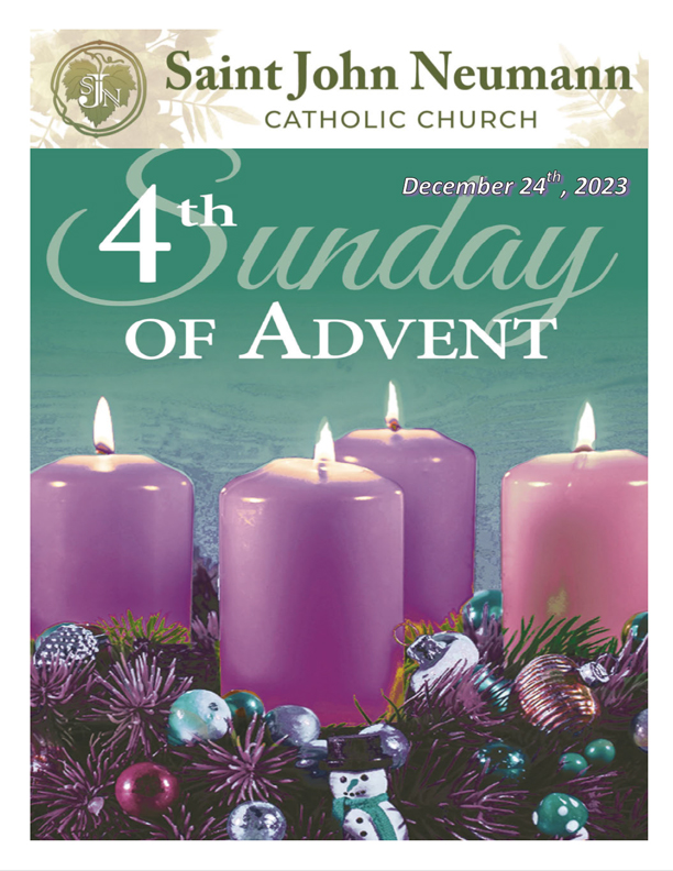 December 24th, 2023 "Fourth Sunday of Advent"