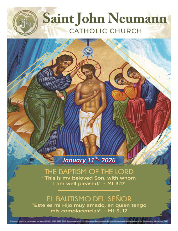 January 11th, 2026 "The Baptism Of The Lord"