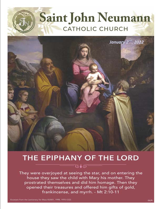 January 2, 2022 "Epiphany of the Lord"