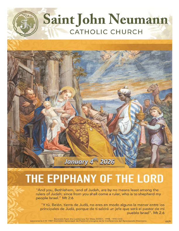 January 4, 2026 "Epiphany Of The Lord"
