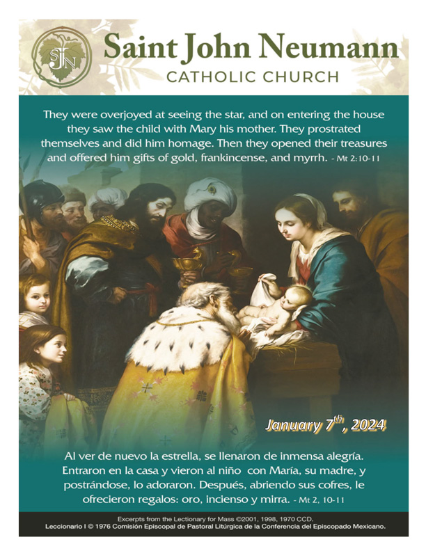 January 7, 2024 "The Epiphany of the Lord"