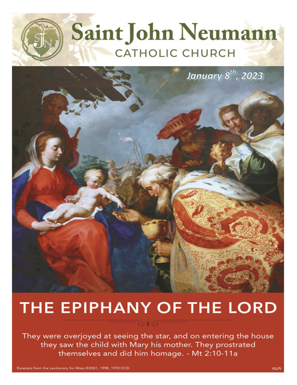 January 8th, 2023 "The Epiphany Of The Lord"