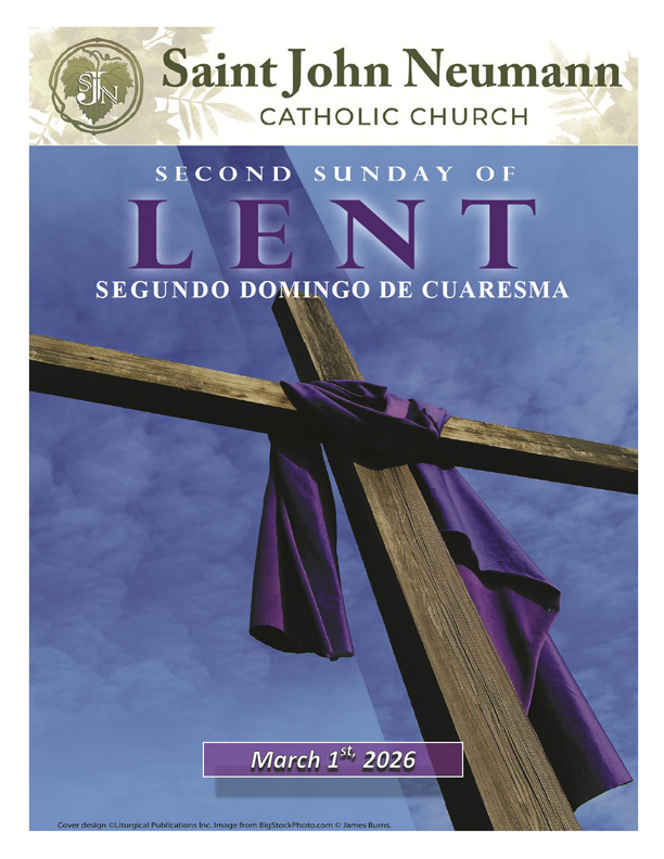 March 1, 2026 "Second Sunday Of Lent"