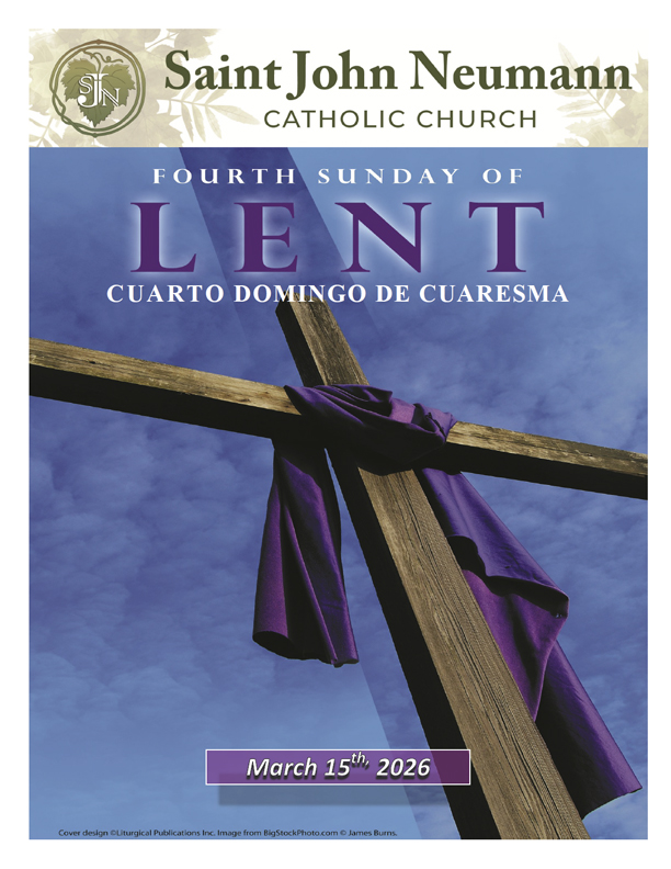 March 15, 2026 "Fourth Sunday Of Lent"