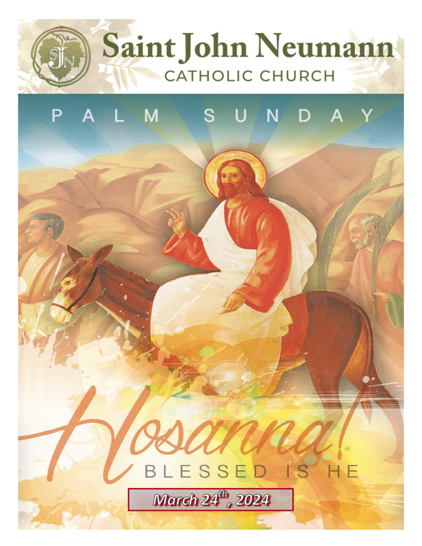March 24th, 2024 "Palm Sunday