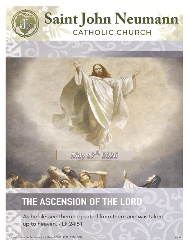 May 17, 2026 "The Ascension Of The Lord"