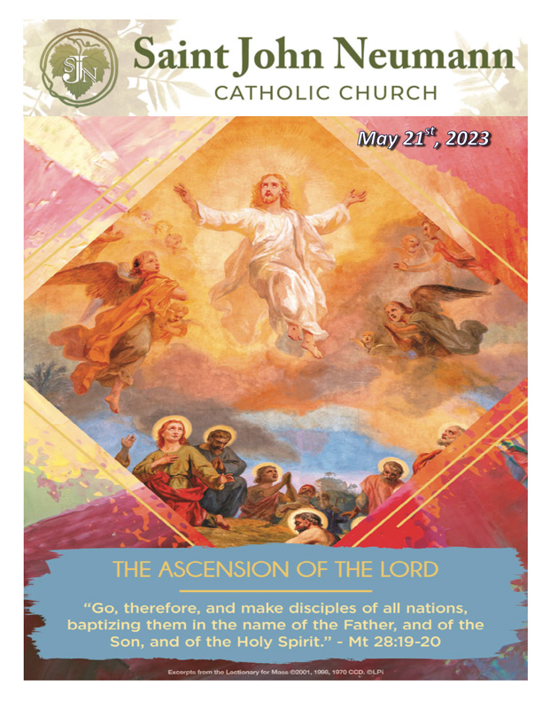May 21, 2023 "The Ascension Of The Lord"