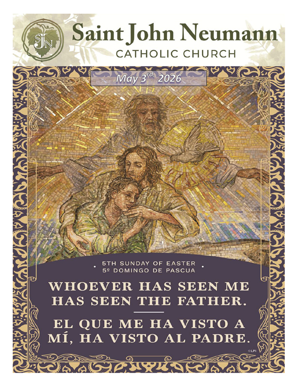 May 3, 2026 "Fifth Sunday Of Easter"