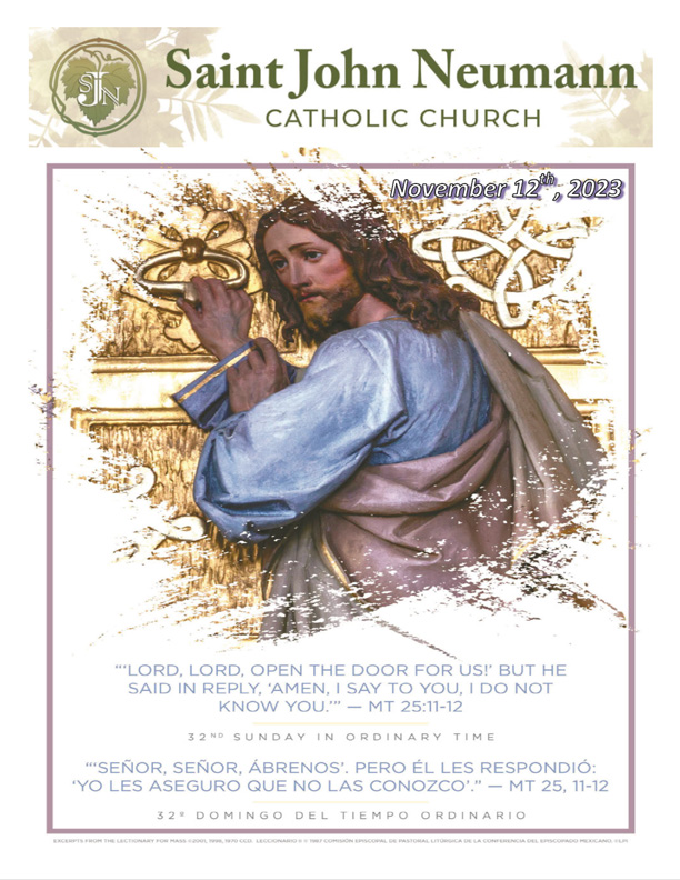 November 12, 2023 "32nd Sunday In Ordinary Time"