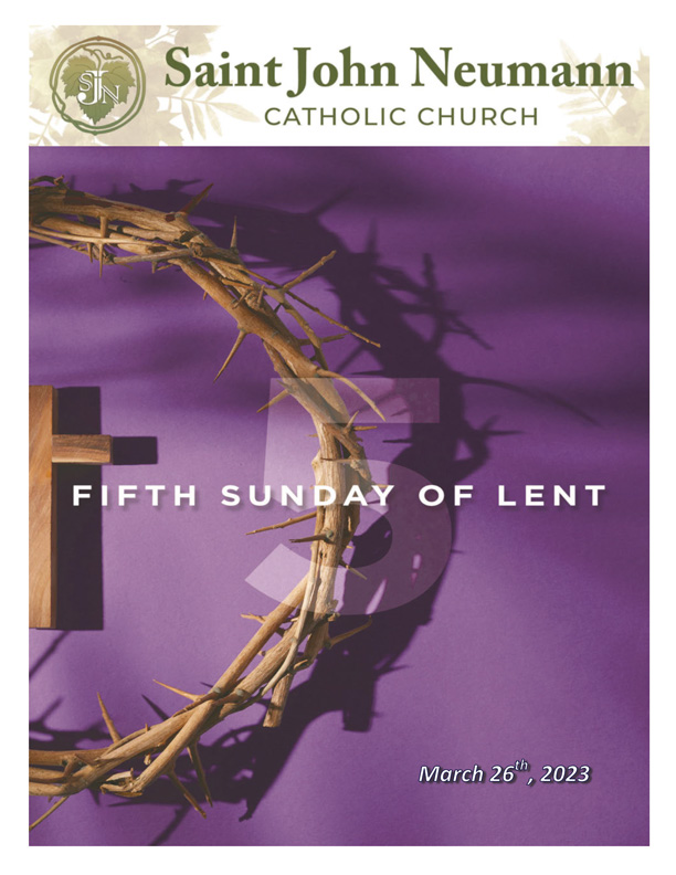 March 26, 2023 "Fifth Sunday Of Lent"